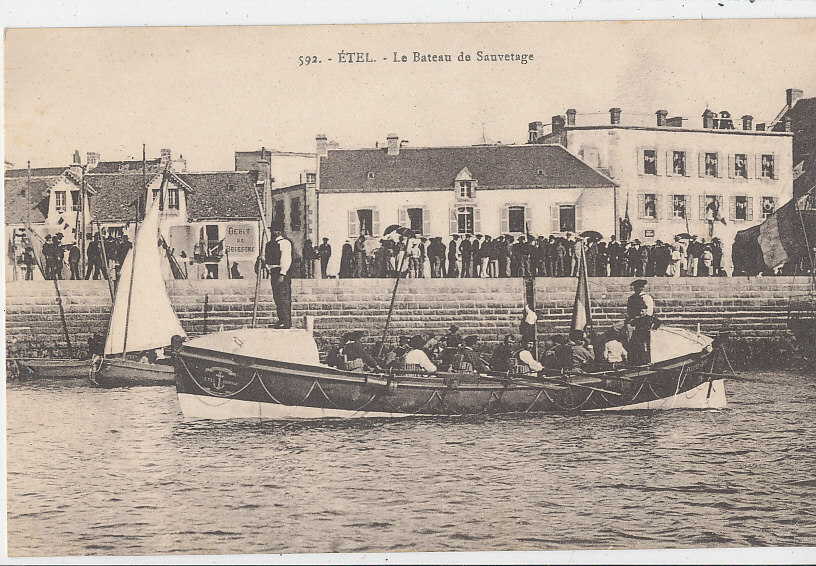 W100 /CPA   ETEL  (22)  LE BATEAU DE SAUVETAGE - Etel