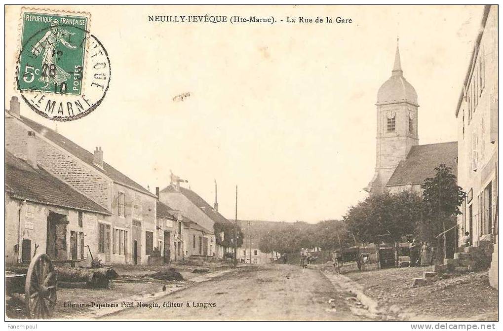 NEUILLY-L'EVÊQUE.    La Rue De La Gare - Neuilly L'Eveque