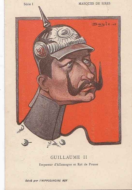 Histoire - Caricature - Germany - Royauté - Guillaume II - Publicité Médecine Hipposarcine - Historia
