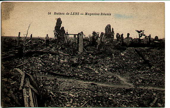 Ruines De LENS Magasin Reunis - Lens