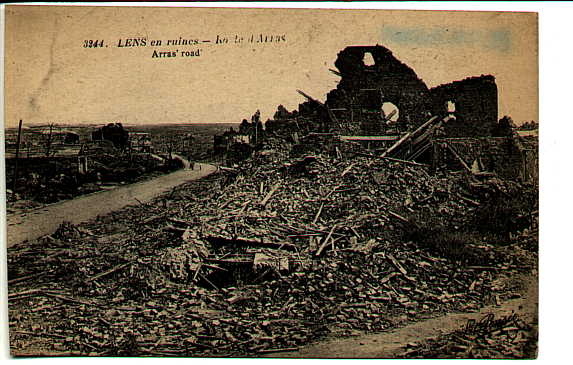 LENS En Ruines Route D´ARRAS - Lens