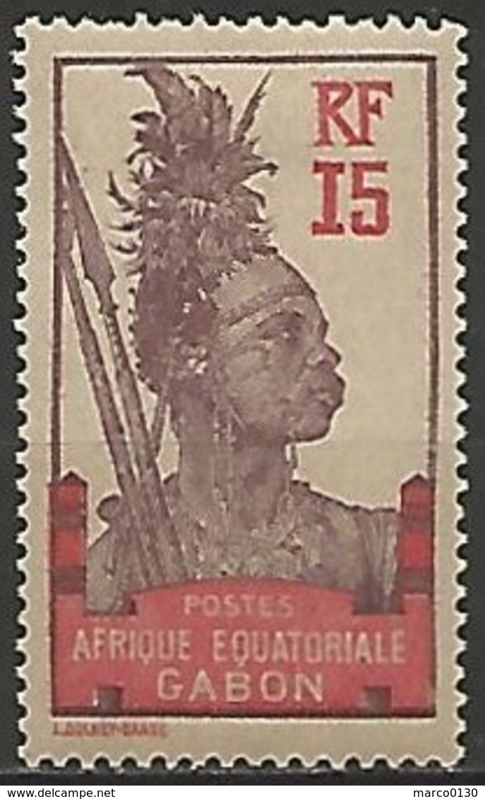 GABON N° 54 NEUF Avec Charniere - Unused Stamps