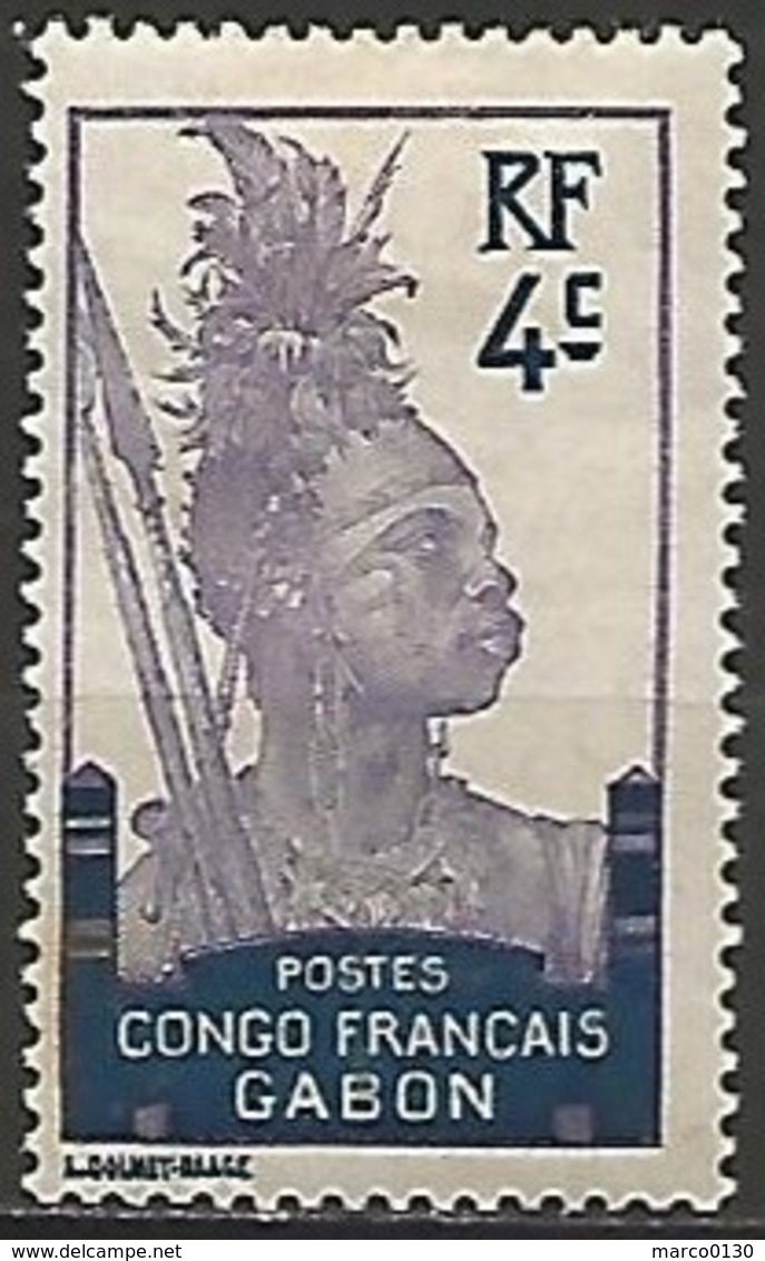 GABON N° 35 NEUF Avec Charniere - Ongebruikt