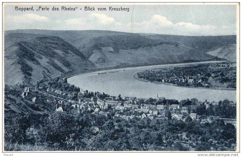 9680   Germania   Boppard  "perle Des  Rheins"  Blick Vom  Kreuzberg  NV  (scritta) - Kreuzberg