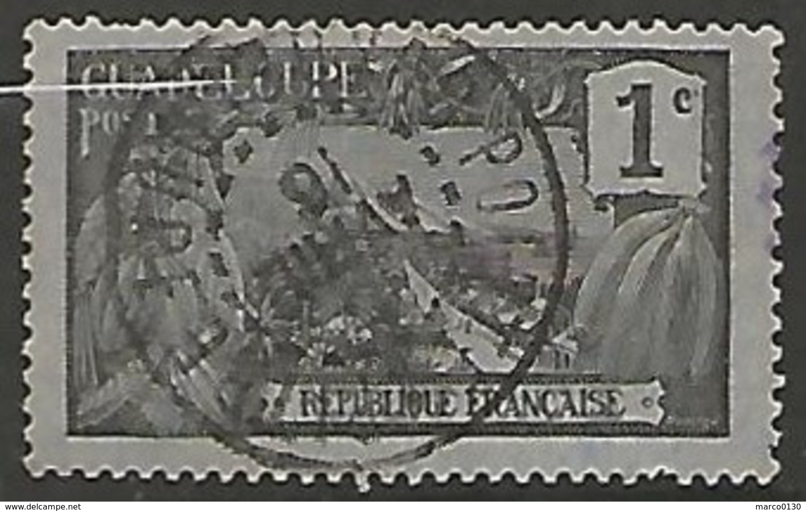 GUADELOUPE N° 55 OBLITERE - Used Stamps