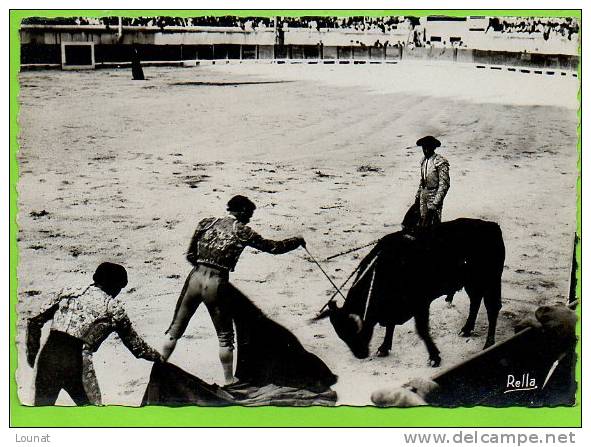 30 NÎMES :  Course De Taureaux Aux Arènes Romaines Le Descabello N°504 - Corridas