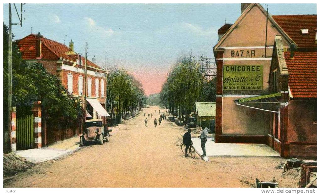 CAMP DE MAILLY - Entrée Du Camp, Animée, Publicité Chicorée Arlatte - Casernes