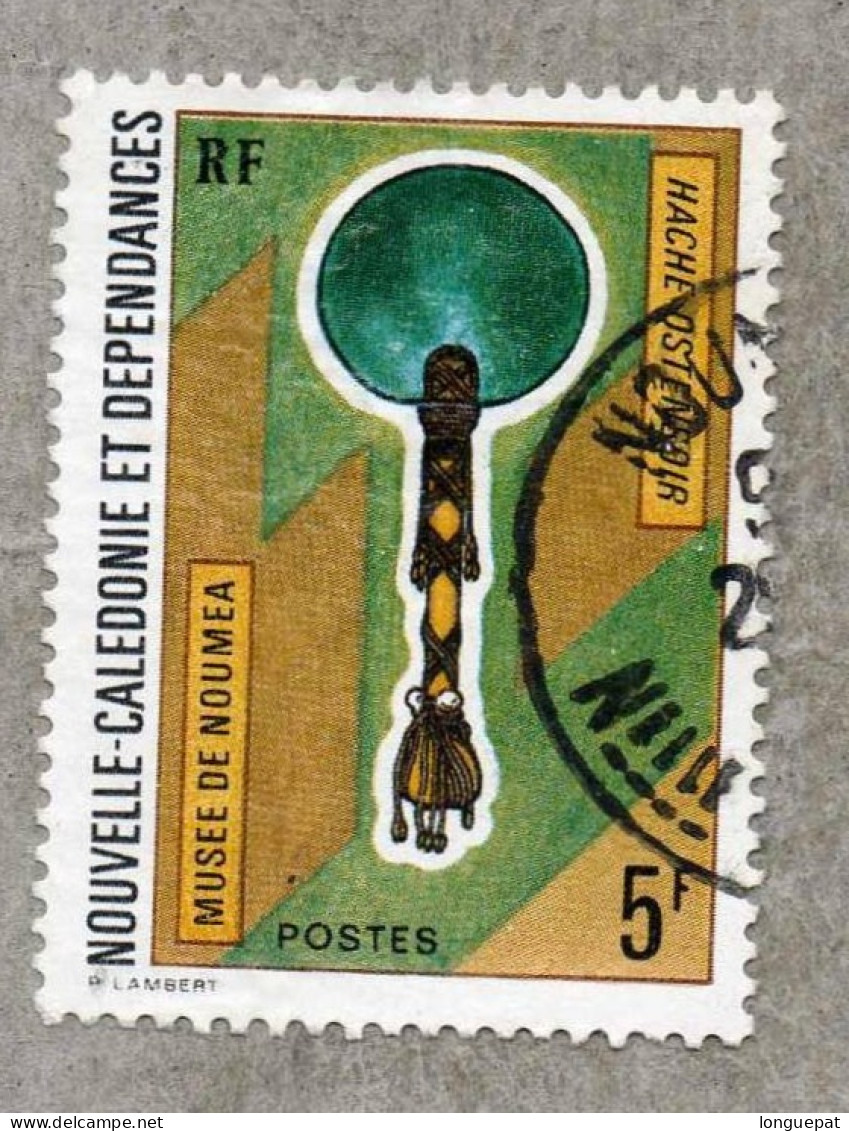 NOUVELLE-CALEDONIE : Hache Ostensoir - Musée De Nouméa - - Used Stamps