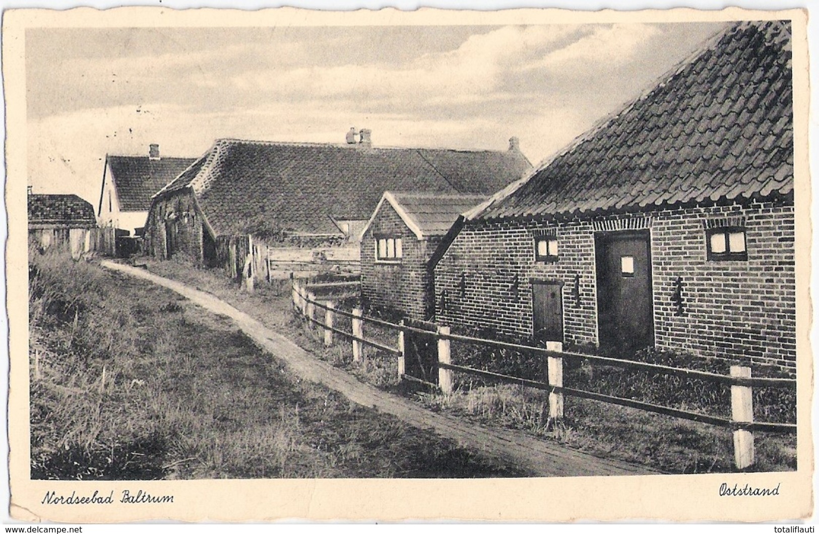 Nordseebad BALTRUM Ostfriesische Insel Oststrand17.7.1938 Gelaufen - Autres & Non Classés