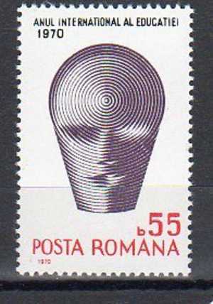 Romania 1970 / Intermational Years For Education - Unused Stamps
