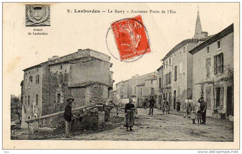 CPA - 11 - LASBORDES - Le Barry - Ancienne Porte De L'Est - 522/23 - Sigean