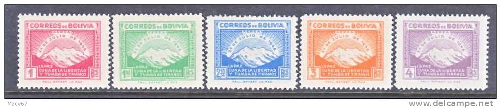 Bolivia C 113-7    AERO    *  MOUNTAINS - Bolivië