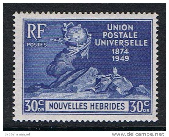 NOUVELLES-HEBRIDES N°136/139 N* Très Légère Trace U.P.U. - Nuevos