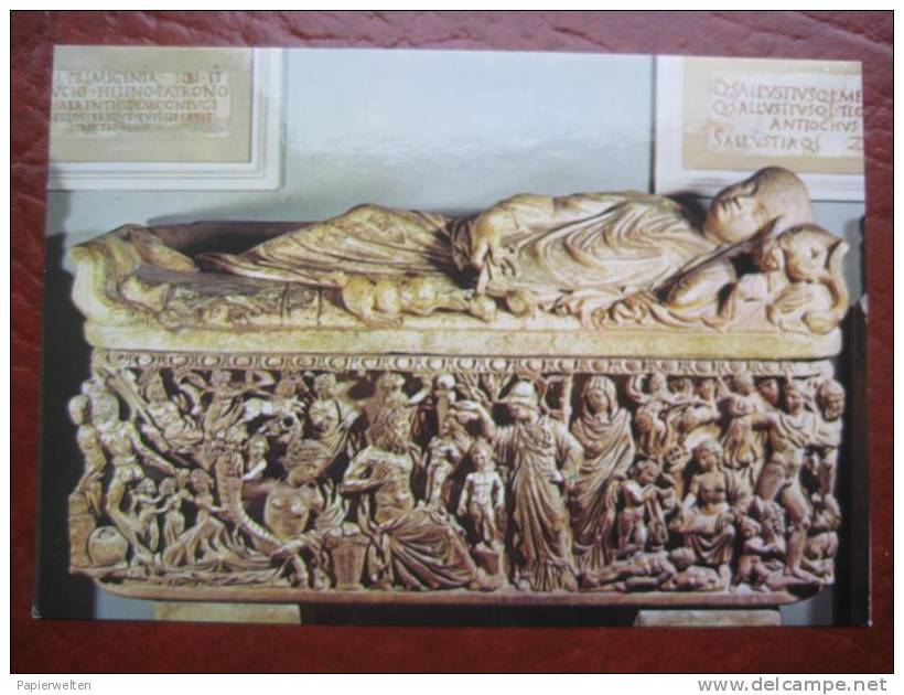 Roma - Musei Capitolino: Sarcofago Di Un Bambino Con Scene Relative Al Mito Di Prometeo - Museums
