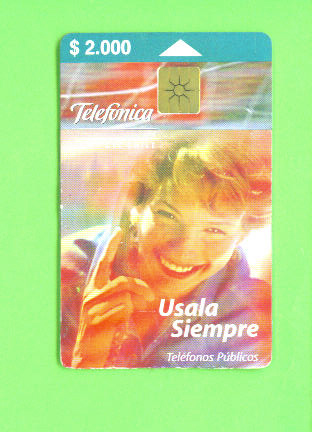 CHILE - Chip Phonecard As Scan - Chile