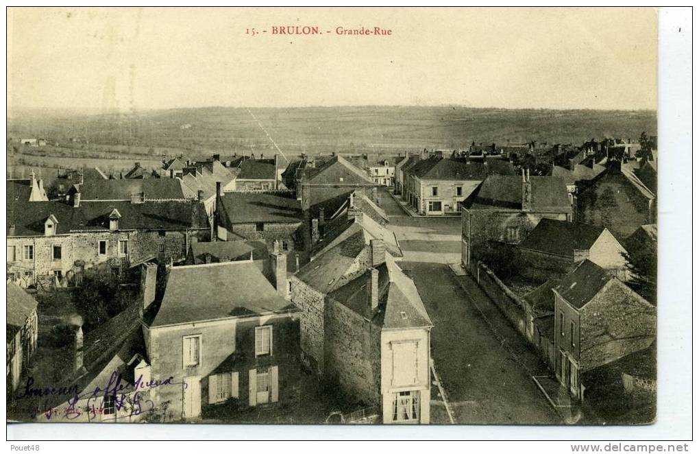 72 -  BRULON - Grande Rue - Brulon