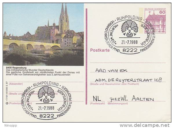 Germany-1988 Ruhpolding Christian Scout Conference  Postcard - Other & Unclassified