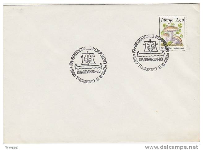 Norway-1988 Trogstad 120th Anniversary  Cover - Covers & Documents