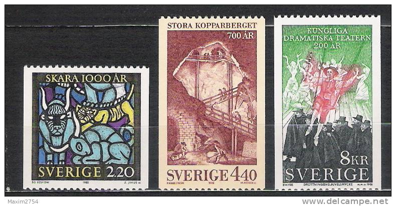 1988 - N. 1474/76 (CATALOGO UNIFICATO) - Neufs