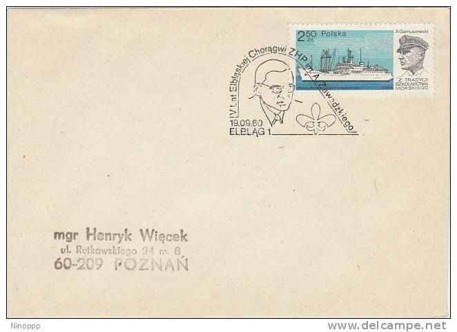 Poland-1980 Scout Postmark On Cover - Other & Unclassified