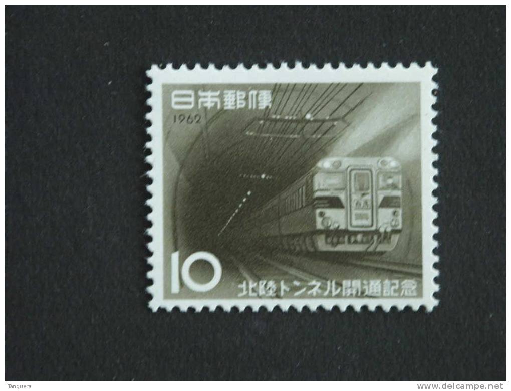 Japan Japon Nippon 1962 Ouverture Du Tunnel Hokuriku Train Trein Yv 712 MNH ** - Neufs