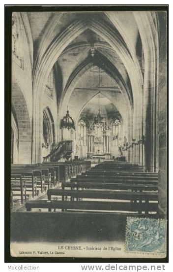 08 LE CHESNE / Intérieur De L'église / - Le Chesne