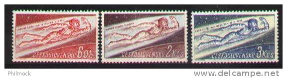 Space -espace - Tchecoslovaquie 1137** Et 1145-1146** - MNH - Unused Stamps