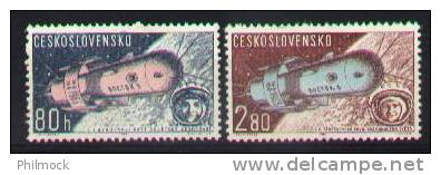 Space-espace - Tchecoslovaquie PA - 59-60 **  - MNH - Poste Aérienne