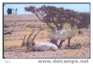 # OMAN 78 Arabian Oryx 1,5 Gpt 01.97 -animal-  Tres Bon Etat - Oman