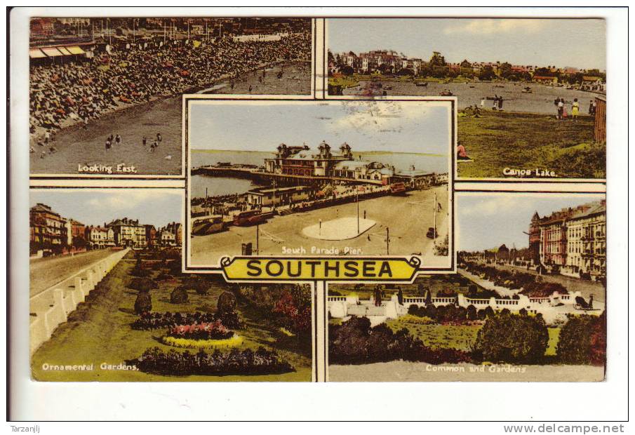 CPSM Multivue De Southsea (Portsmouth England ) - Portsmouth
