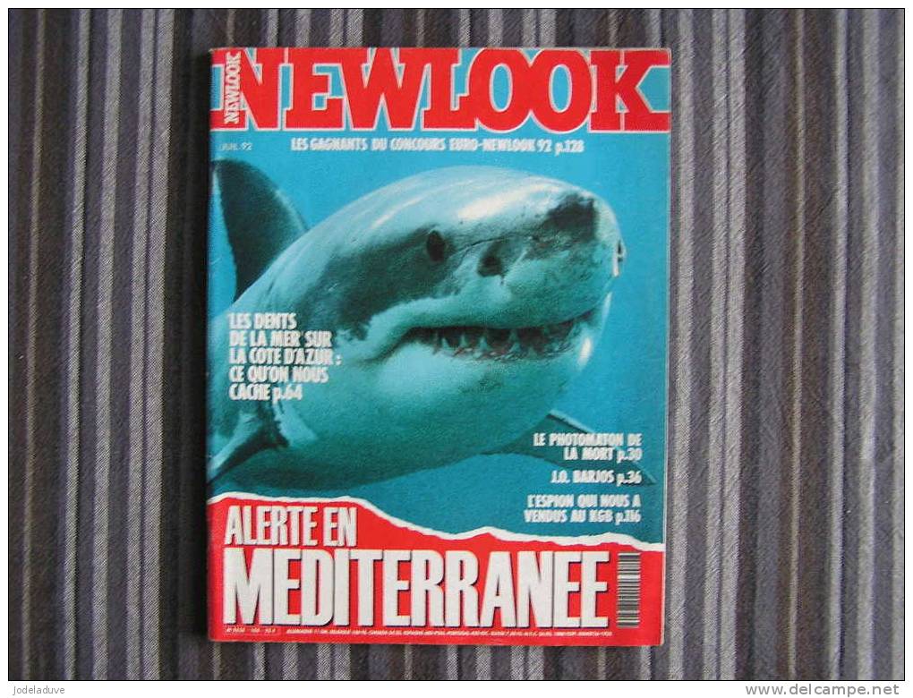 NEWLOOK N° 108 Juillet 1992 Dents De La Mer Requins Grands Espions Antarctique - People