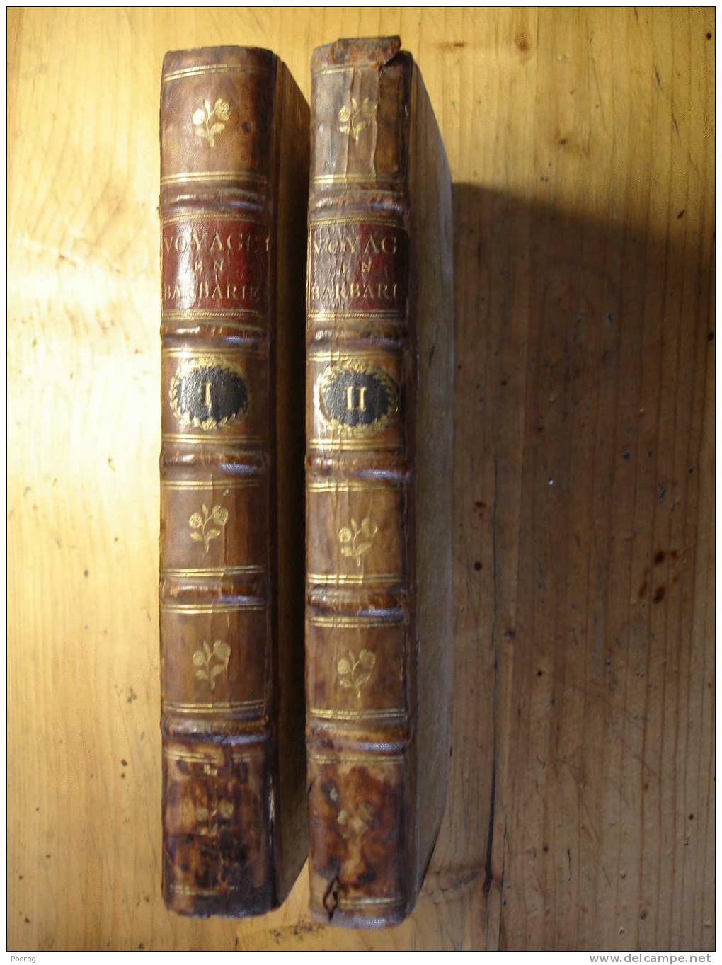 VOYAGE EN BARBARIE ABBE POIRET LETTRES DE L' ANCIENNE NUMIDIE - 1789 JBF - 2 TOMES - MAURES ARABES BEDOUINS LYBIE LYBIA - 1701-1800