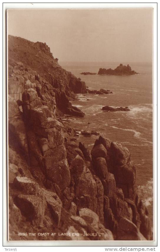 CPSM (Cornwall England ): The Coast At Lands End - Land's End