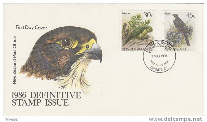 New Zealand-1986 Birds FDC - Other & Unclassified