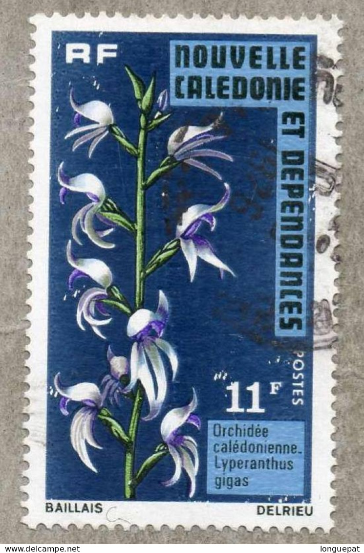 NOUVELLE-CALEDONIE Orchidées : Lyperanthus Gigas - Used Stamps