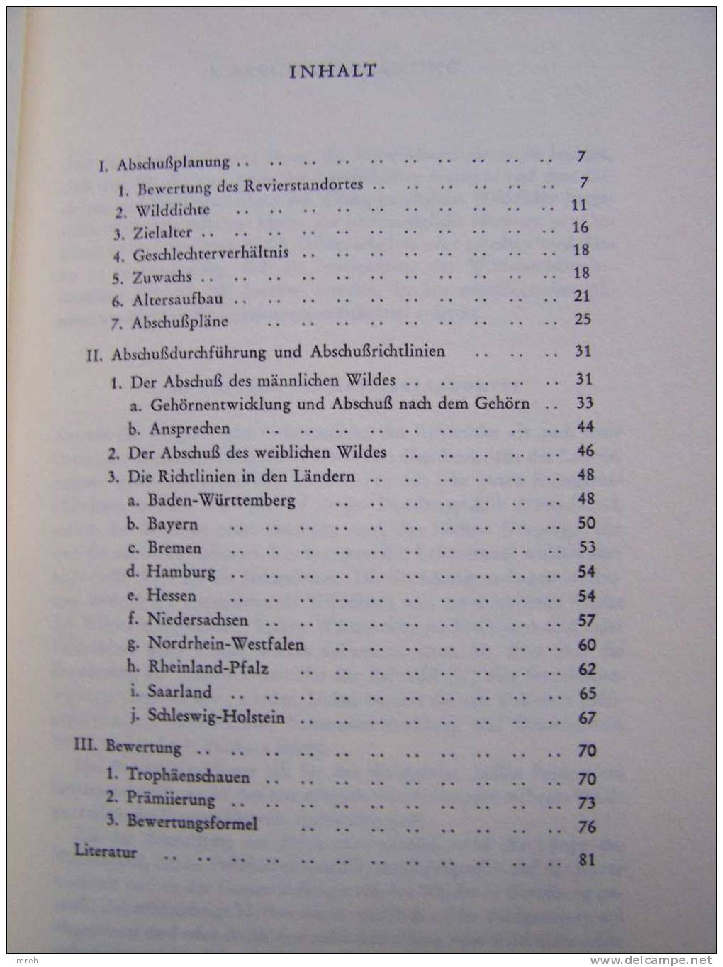 DER REHWILDABSCHUSS Erhard Ueckermann Mit 50 Abbildungen1975-Plannung Durchführung-richtige Anspreche-Paul PAREY- - Botanik