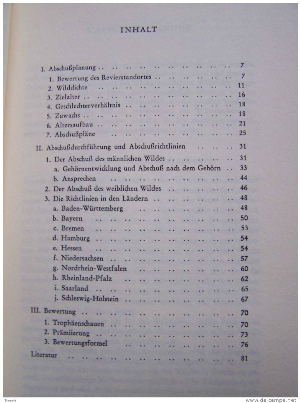 DER REHWILDABSCHUSS Erhard Ueckermann Mit 50 Abbildungen1975-Plannung Durchführung-richtige Anspreche-Paul PAREY- - Natuur