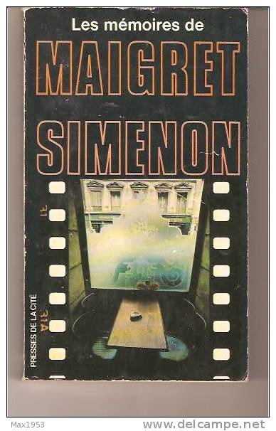 Les Mémoires De MAIGRET - SIMENON- N°4 - Presses De La Cité, 1976 - Simenon