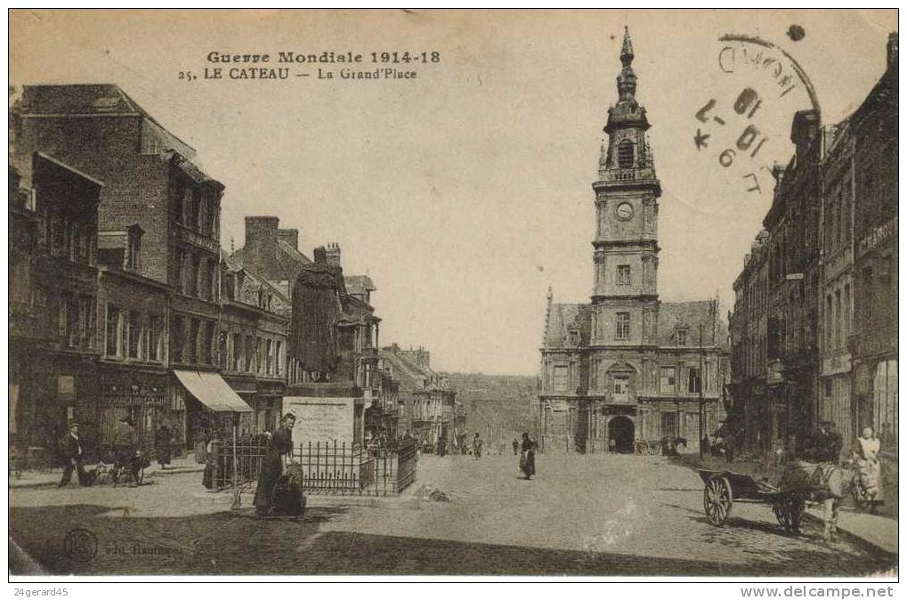 CPA LE CATEAU (Nord) - La Grand´Place - Le Cateau