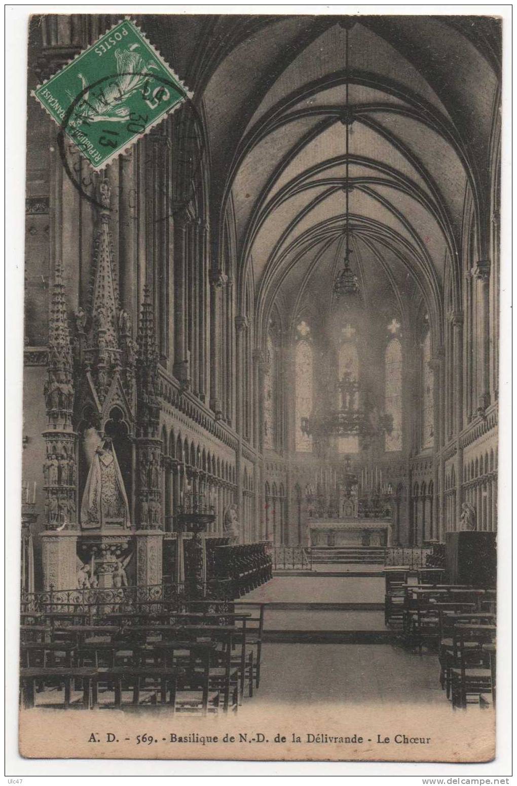 - 14 - Basilique De N.-D. De La Délivrande - Le Choeur - Scan Verso - - La Delivrande