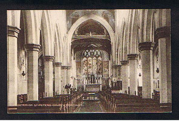 RB 620 - Real Photo Postcard  - Interior Of St Peter's  Church Fordham Cambridgeshire - Other & Unclassified