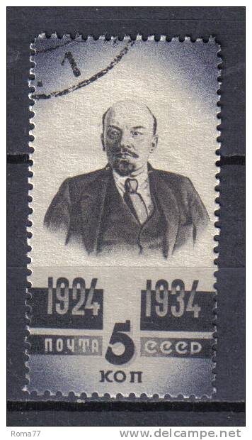 SS3276 - RUSSIA 1934 ,  Unificato N. 532  Usato . Lenin - Gebraucht