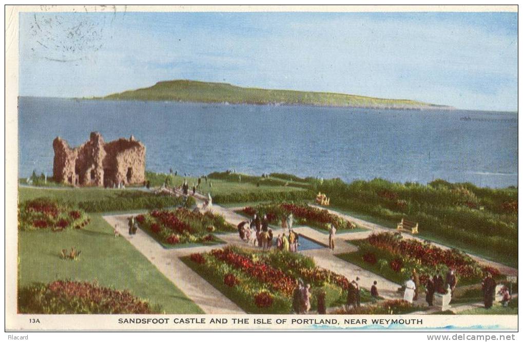 9755    Regno  Unito  Sandsfoot  Castle  And The Isle Of Portland  ,near  Weymouth   VG  1956 - Weymouth