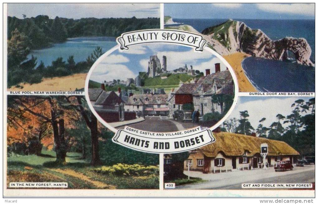 9757    Regno  Unito   Hants  And  Dorset  VG  1956 - Weymouth