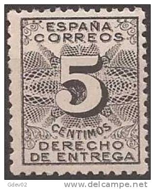 ES592-A718TS.Spain.Espagne .DERECHO DE ENTREGA 1931. (Ed 592**)  Sin Charnela .LUJO - Officials