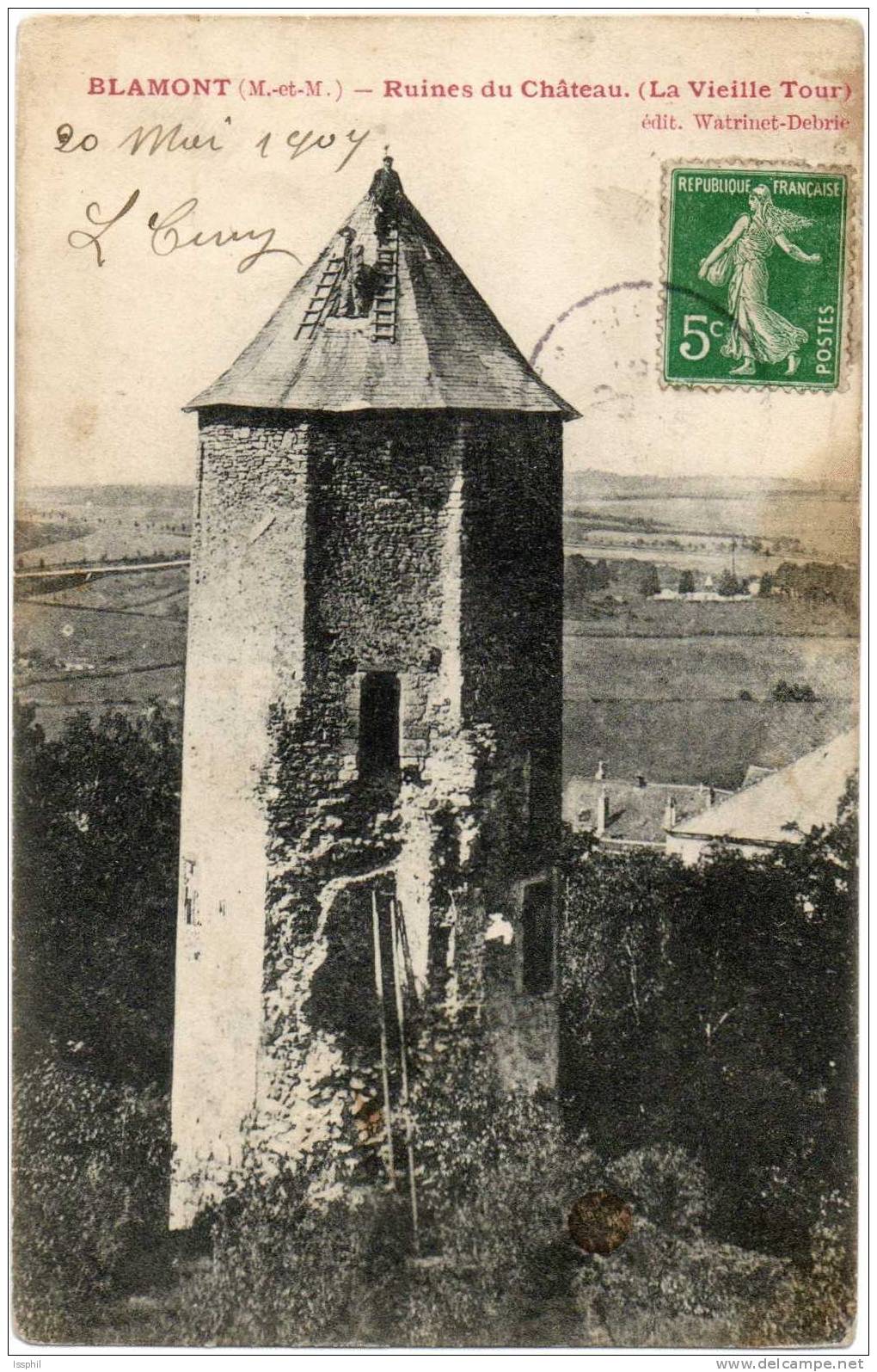 Blamont (M. Et M.) Ruines Du Château - La Vieille Tour - Blamont