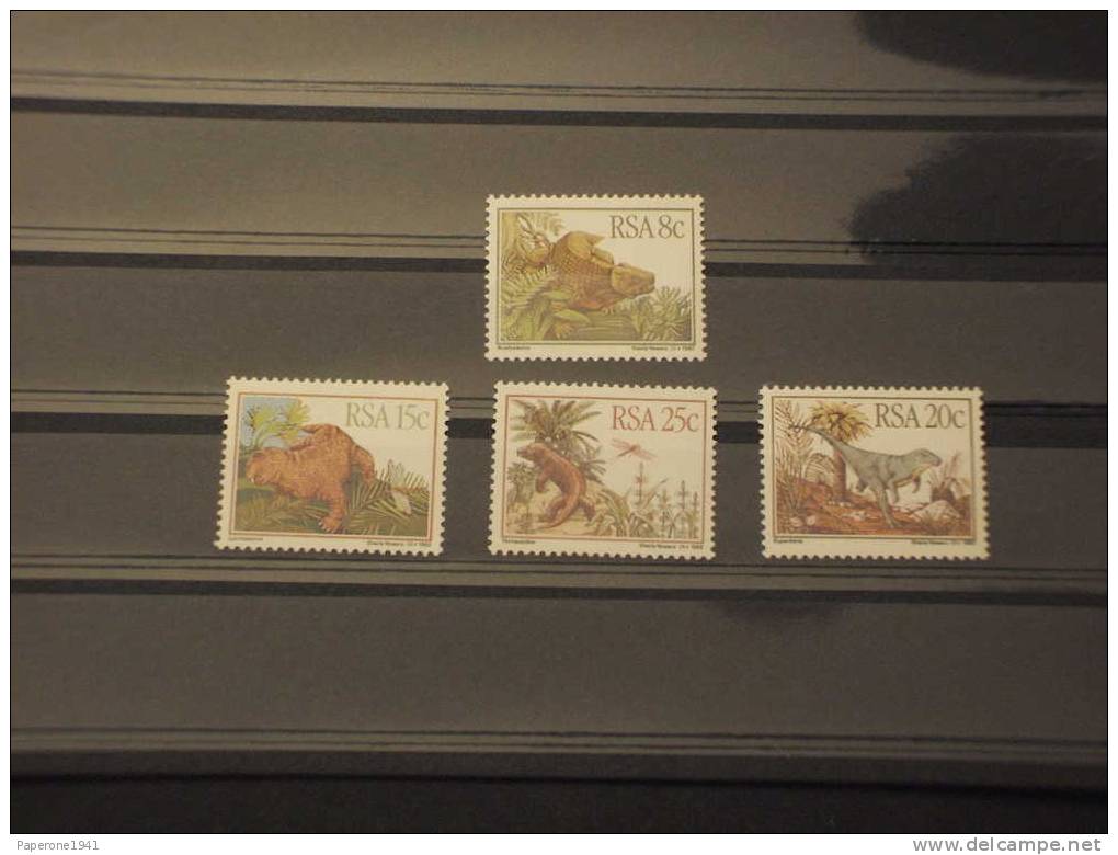 RSA/SOUTH AFRICA-1982 ANIMALI PREISTORICI/PIANTE 4v. - NUOVI(++). - Unused Stamps