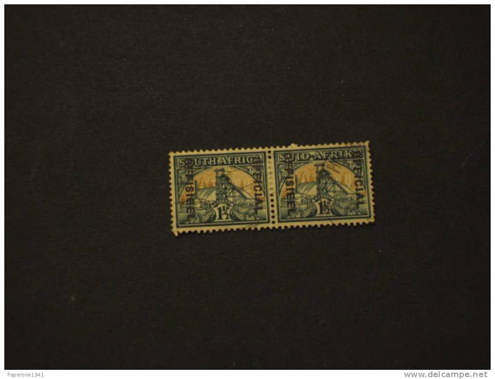 SOUTH AFRICA-Servizio-1949 Pittorica  1 1/2+1 1/2 Uniti - TIMBRATI - Dienstzegels