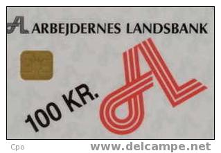 # DANMARK DANMONT-16 Arbejdernes Landsbank  - White 100 Mac  800ex Tres Bon Etat - Denmark