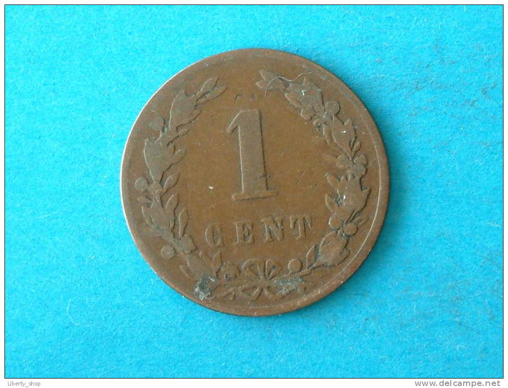 1 CENT 1878 F / KM ? ! - 1849-1890 : Willem III